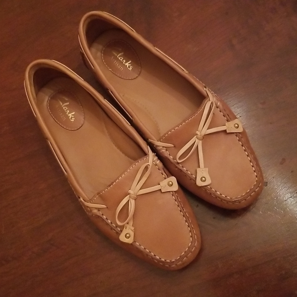 Clarks Artesan 6.5 M leather Driving moccasins